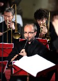 Richard Šeda (cink) a hráči na trombóny