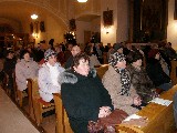 Spokojené publikum v tišnovském kostele