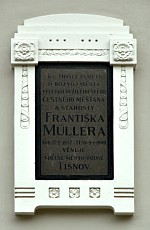 Müllerův dům pamětní deska